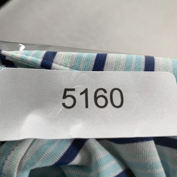 Peter Millar Polo Mens Extra Large Blue White Striped‎ Seaside Stretch - Picture 12 of 12